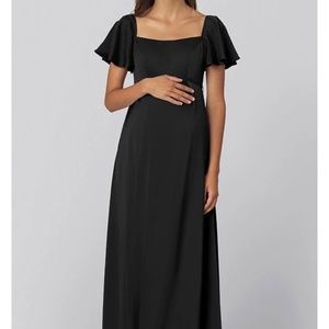 Black Robin Kennedy Blue Maternity Dress Size 8